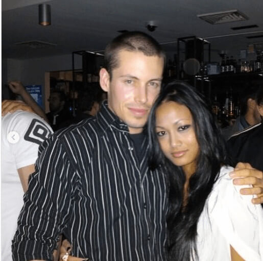 With His Girlfriend Few Years Back